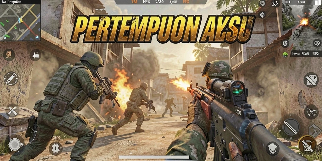 Screenshot gameplay <strong>2739</strong> menampilkan aksi pertempuran yang mendebarkan di medan perang.
