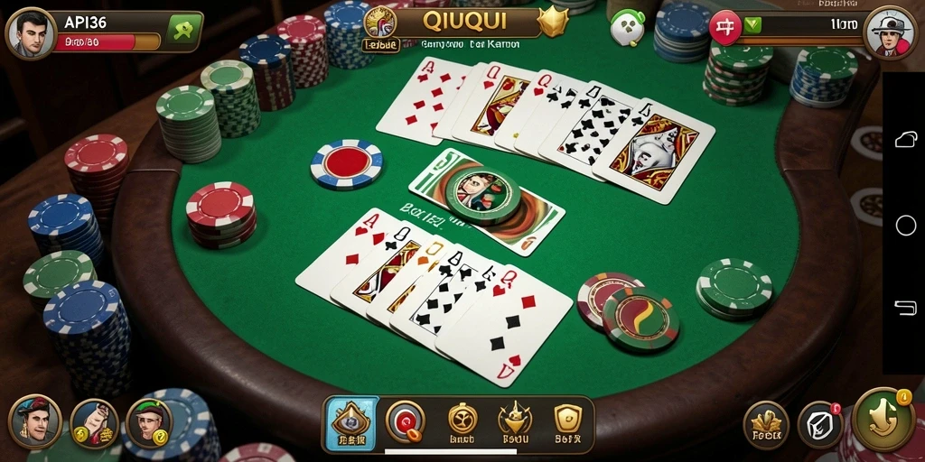Screenshot gameplay QiuQiu yang seru dan menantang.