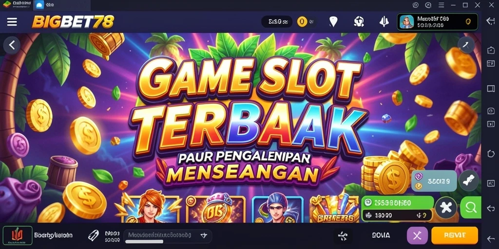 Gameplay slot mengasyikkan dan beragam fitur dalam BIGBET78.