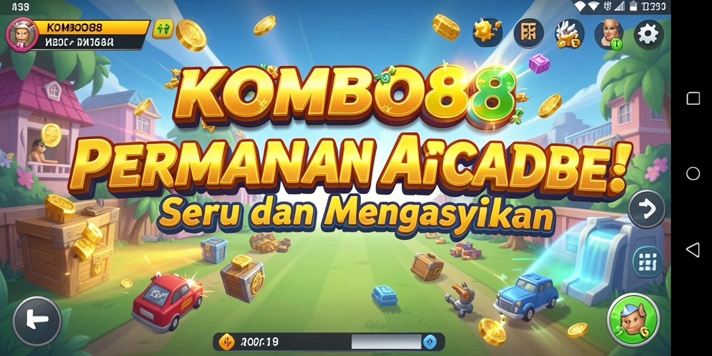 Tampilan gameplay seru dari KOMBO88 dengan aksi cepat dan tantangan menarik.