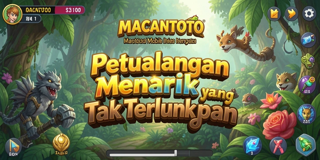 Tampilan gameplay MACANTOTO yang mendebarkan dan penuh warna.