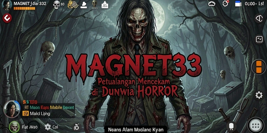 Tampilan menegangkan dari gameplay <strong>MAGNET33</strong> dengan suasana Horror yang intens.
