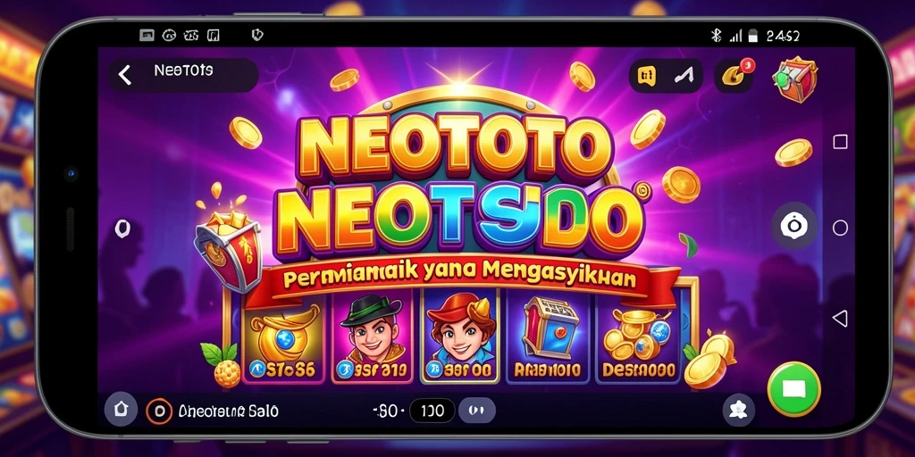 Tampilan gameplay seru dalam NEOTOTO dengan berbagai tema menarik.