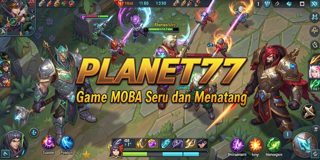 Tangkapan layar gameplay seru dari PLANET77.