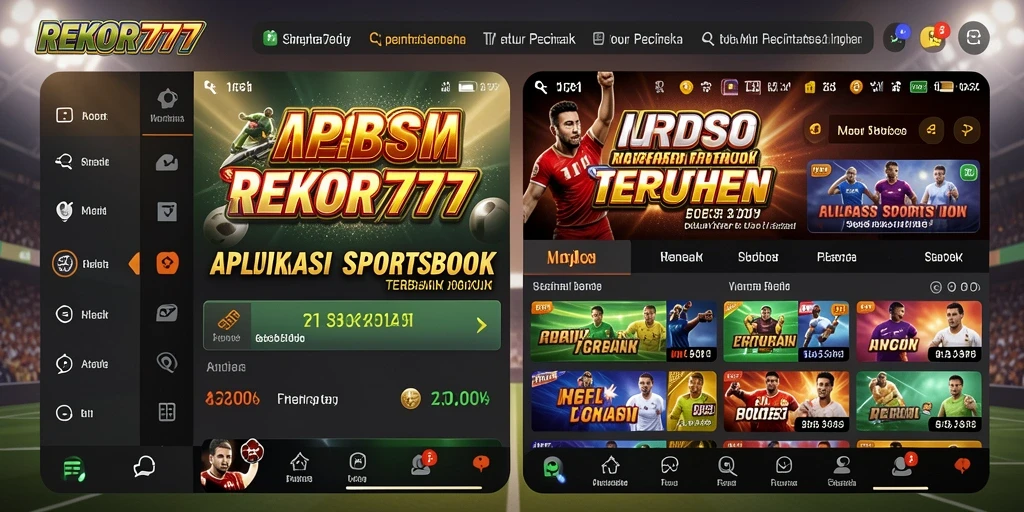 Screenshot utama REKOR777 menampilkan pengalaman taruhan olahraga yang menarik.