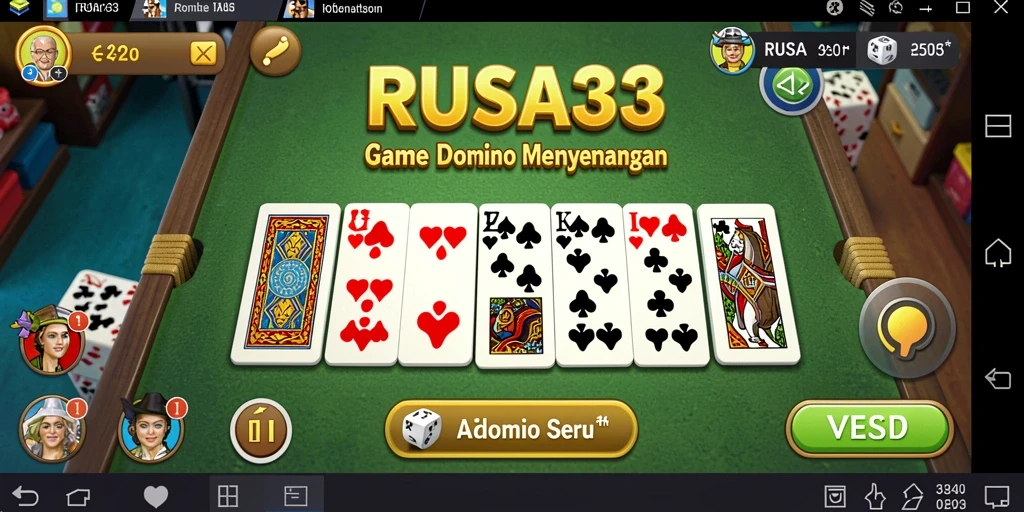 Tampilan menarik dari gameplay Domino RUSA33 yang seru.