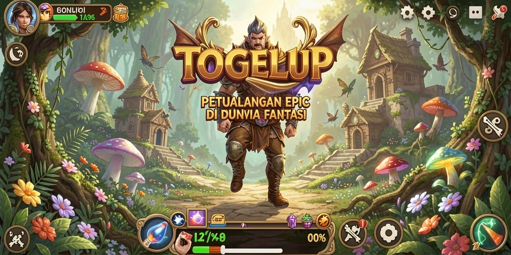 Tampilan menarik dari gameplay RPG di TOGELUP dengan aksi seru.